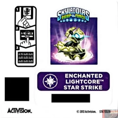 Skylanders Swap Force - Enchanted lightcore Star Strike