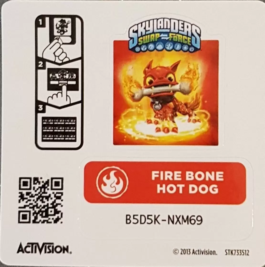 Skylanders Swap Force - Fire Bone Hot Dog