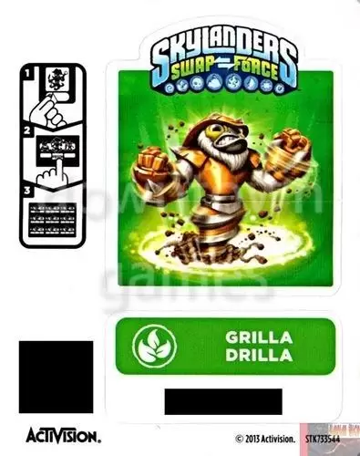 Skylanders Swap Force - Grilla Drilla