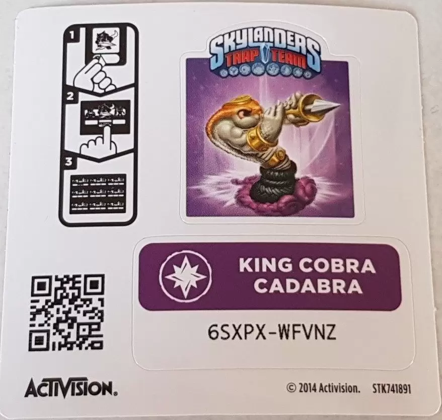 Skylanders Trap Team - King Cobra Cadabra