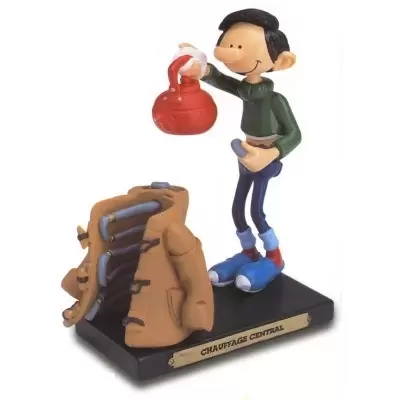 Les inventions de Gaston (Franquin) - Chauffage-central