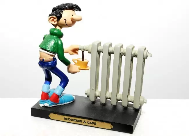 Les inventions de Gaston (Franquin) - Radiateur à café