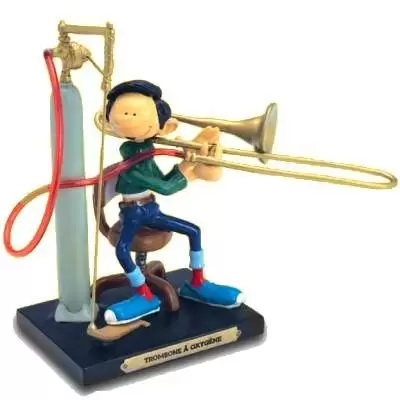 Les inventions de Gaston (Franquin) - Trombone à oxygène