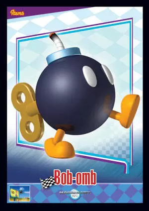 Mario Kart Wii Trading cards (EnterPlay) - Bob-omb