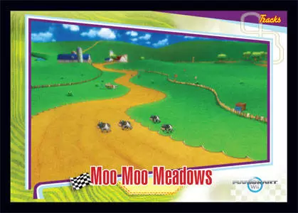 Mario Kart Wii Trading cards (EnterPlay) - Moo Moo Meadows