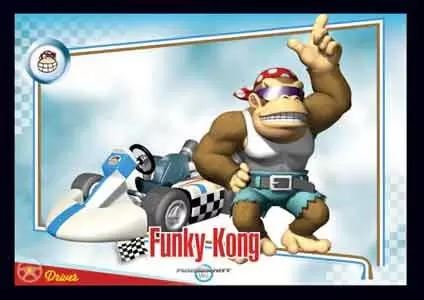Mario Kart Wii Trading cards (EnterPlay) - Funky Kong