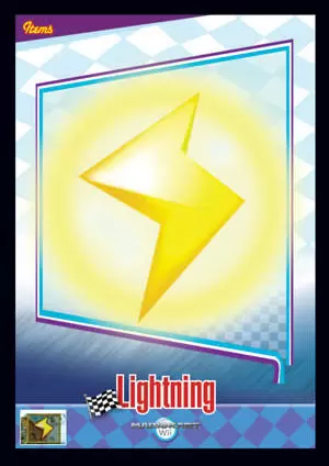 Mario Kart Wii Trading cards (EnterPlay) - Lightning