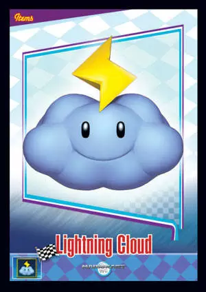 Mario Kart Wii Trading cards (EnterPlay) - Lightning Cloud