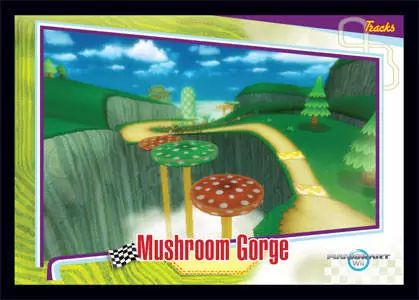 Mario Kart Wii Trading cards (EnterPlay) - Mushroom Gorge