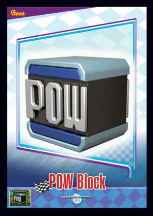 Mario Kart Wii Trading cards (EnterPlay) - POW Block