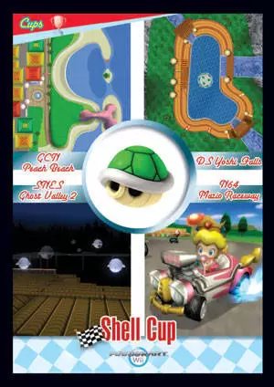 Mario Kart Wii Trading cards (EnterPlay) - Shell Cup