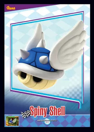 Mario Kart Wii Trading cards (EnterPlay) - Spiny Shell