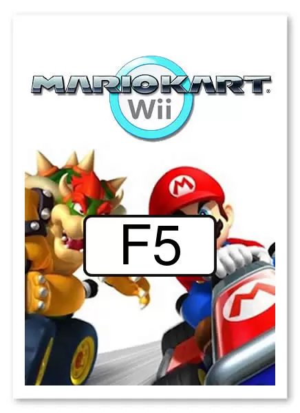 Mario Kart Wii Trading cards (EnterPlay) - Carte F5