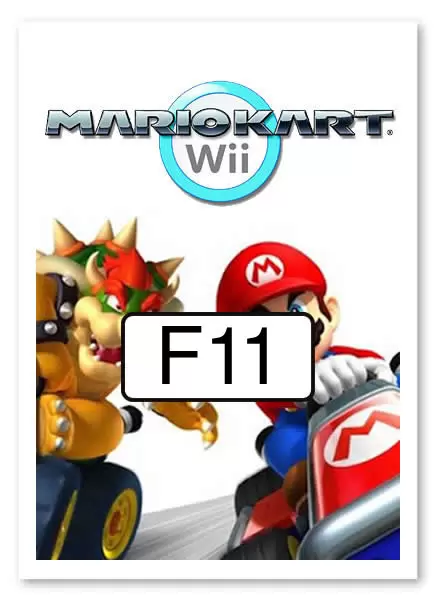Mario Kart Wii Trading cards (EnterPlay) - Card F11