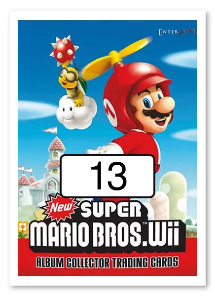 New Super Mario Bros. Wii Trading Cards - Carte n°13