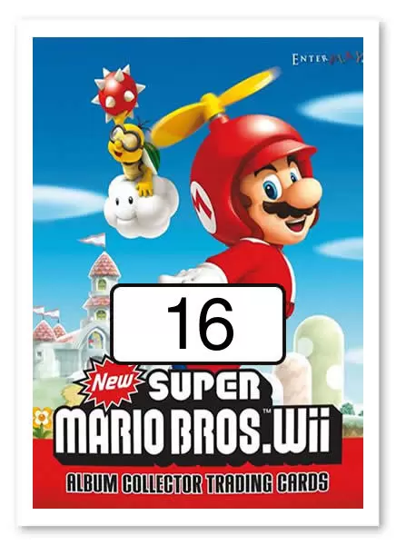 New Super Mario Bros. Wii Trading Cards - Carte n°16