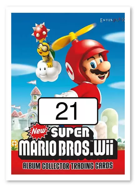 New Super Mario Bros. Wii Trading Cards - Carte n°21