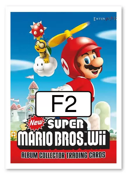 New Super Mario Bros. Wii Trading Cards - Carte F2