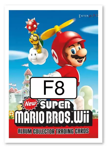 New Super Mario Bros. Wii Trading Cards - Carte F8