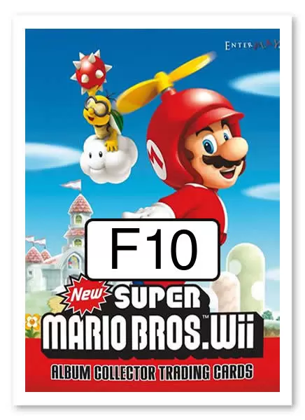 New Super Mario Bros. Wii Trading Cards - Carte F10