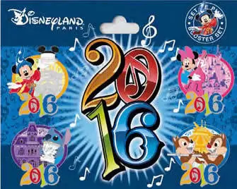 Disney Pins Open Edition - DLP - Booster Date 2016