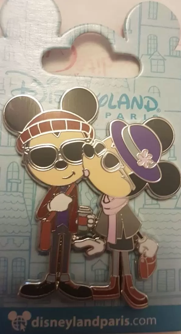 Disney Pins Open Edition - DLP - Mickey and Minnie Coffee Date