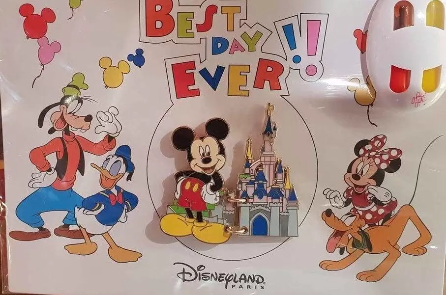 Disney - Pins Open Edition - Pin Carte Postale Best Day Ever