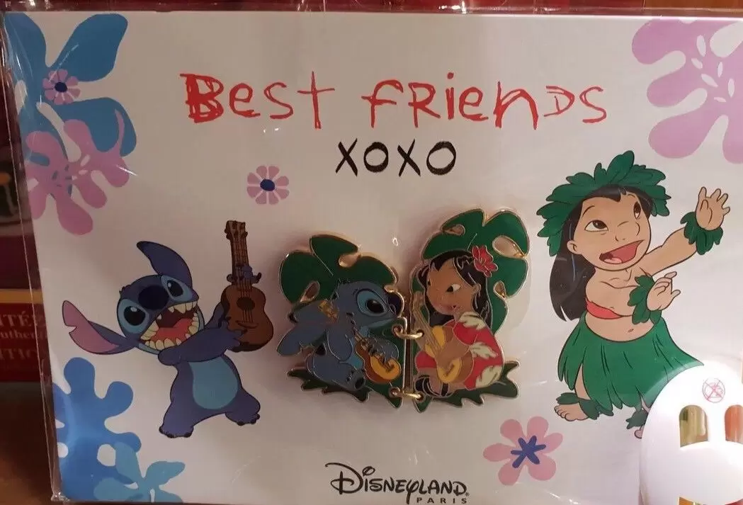Disney Pins Open Edition - Pin Post Card Best Friend Lilo & Stitch
