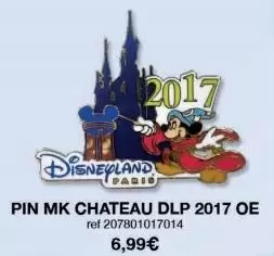 Disney - Pins Open Edition - Mickey Château DLP 2017