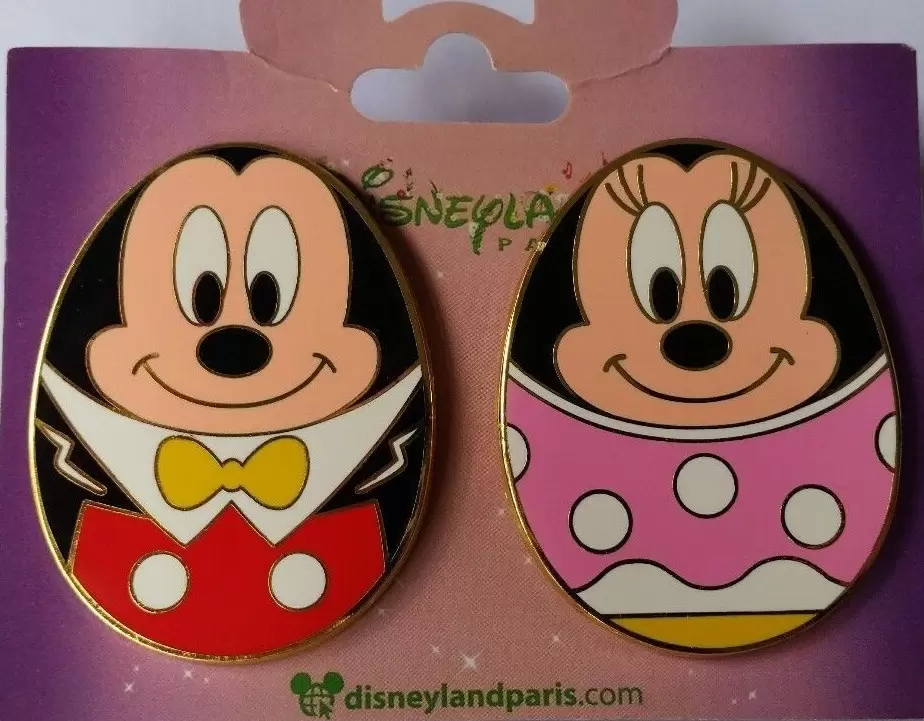 Disney - Pins Open Edition - Set Oeufs Mickey & Minnie