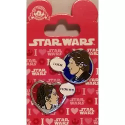 Star Wars Han Leia Love U