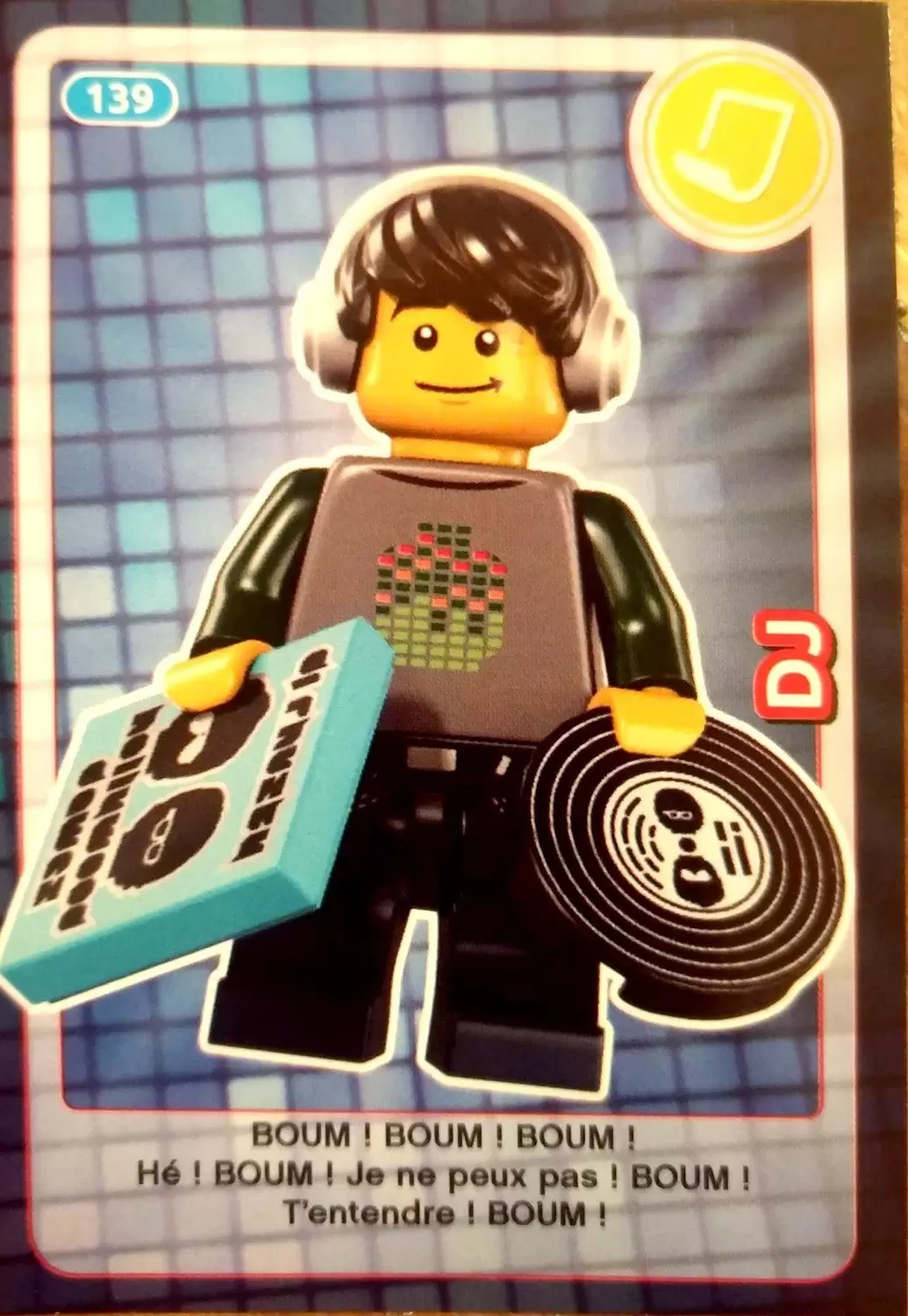 Cartes Lego Auchan : Crée ton Monde - DJ