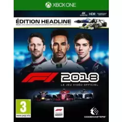 F1 2018 Édition Headline