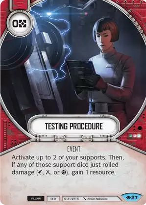 La Voie de la Force - Phase de test