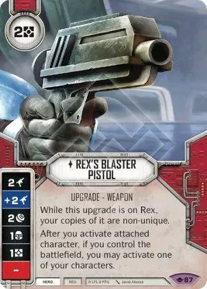 La Voie de la Force - Pistolet blaster de Rex