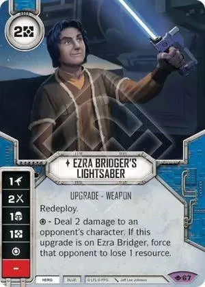 La Voie de la Force - Sabre laser de Ezra Bridger