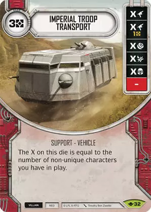 La Voie de la Force - Transport de troupes Impériales