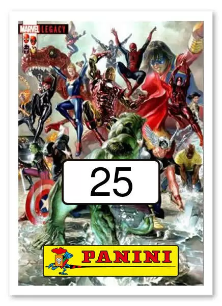 Marvel Legacy Sticker collection - 25