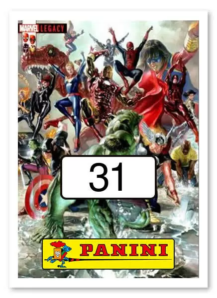 Marvel Legacy Sticker collection - 31