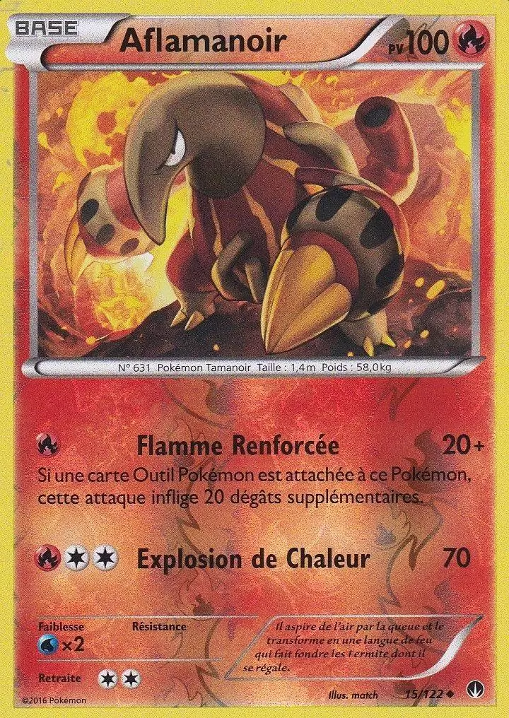 Pokémon XY Rupture Turbo - Aflamanoir Reverse