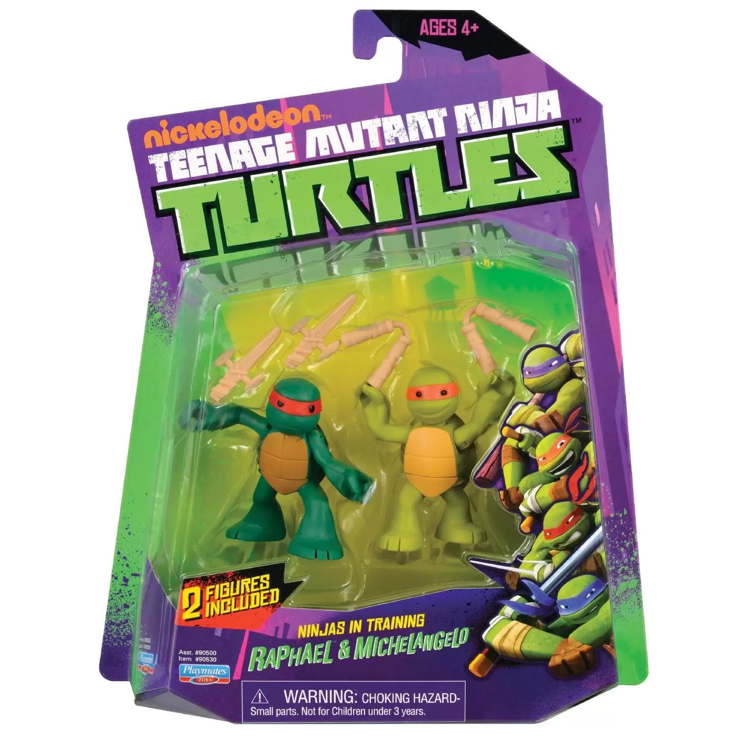 TMNT (Nickelodeon) (2012 à 2017) - Ninjas in Training Raphael & Michelangelo