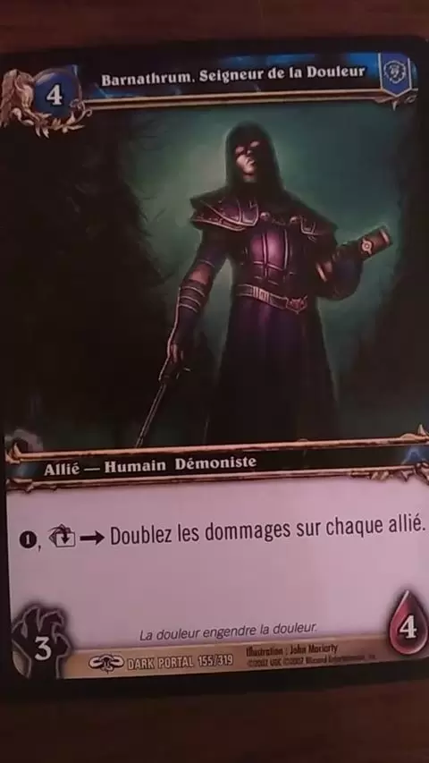 À travers la Porte des Ténèbres - Barnathrum, Seigneur de la Douleur