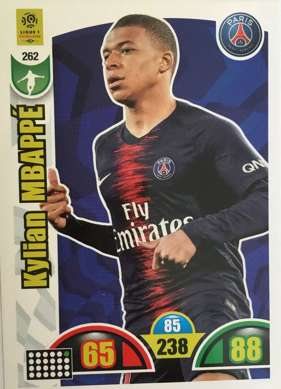 Adrenalyn XL : 2018-2019 (France) - Kylian Mbappé - Paris Saint-Germain