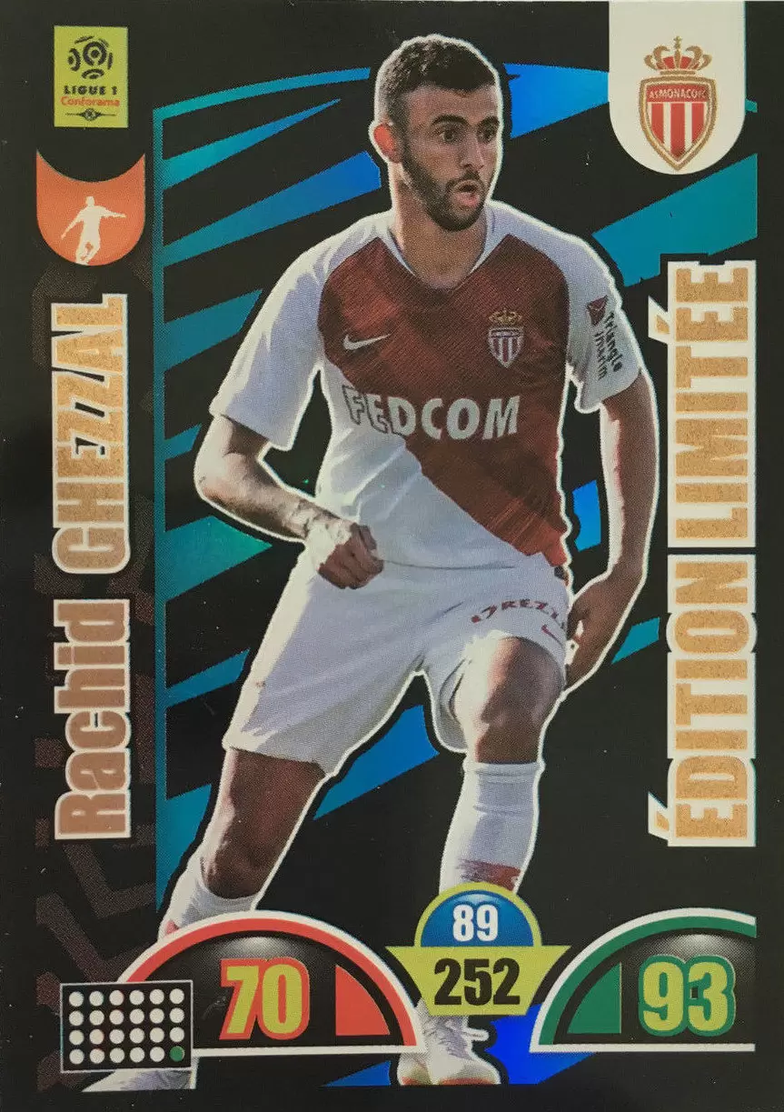 Adrenalyn XL : 2018-2019 (France) - Rachid Gezzal - AS Monaco