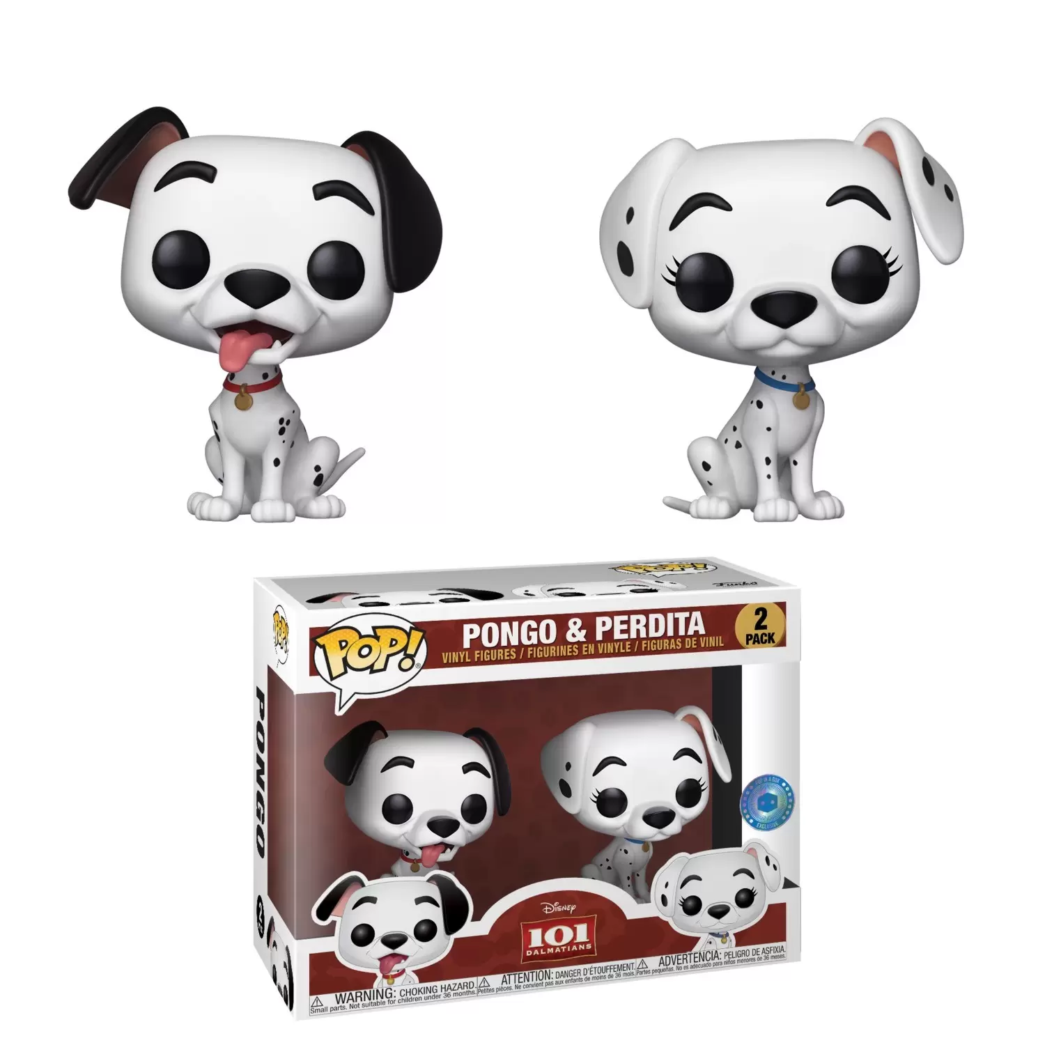 POP! Disney - 101 Dalmatians - Pongo & Perdita 2 Pack