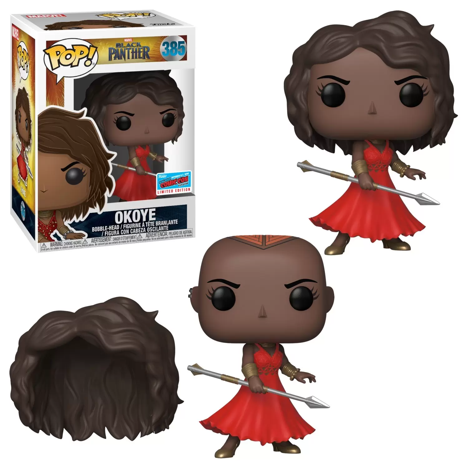 POP! MARVEL - Black Panther - Okoye with Red Dress