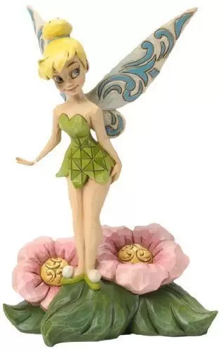 Fee Tinkerbell Standing on Flower Blumen Fairy Enesco Disney Sammelfigur 4037505 