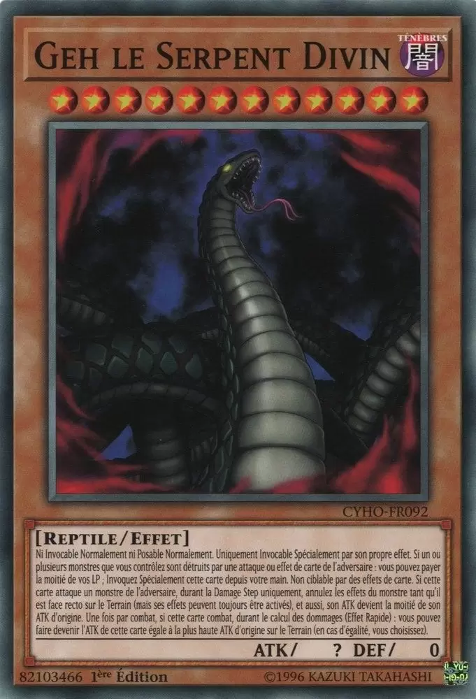 Horizon Cybernétique CYHO - Geh le Serpent Divin