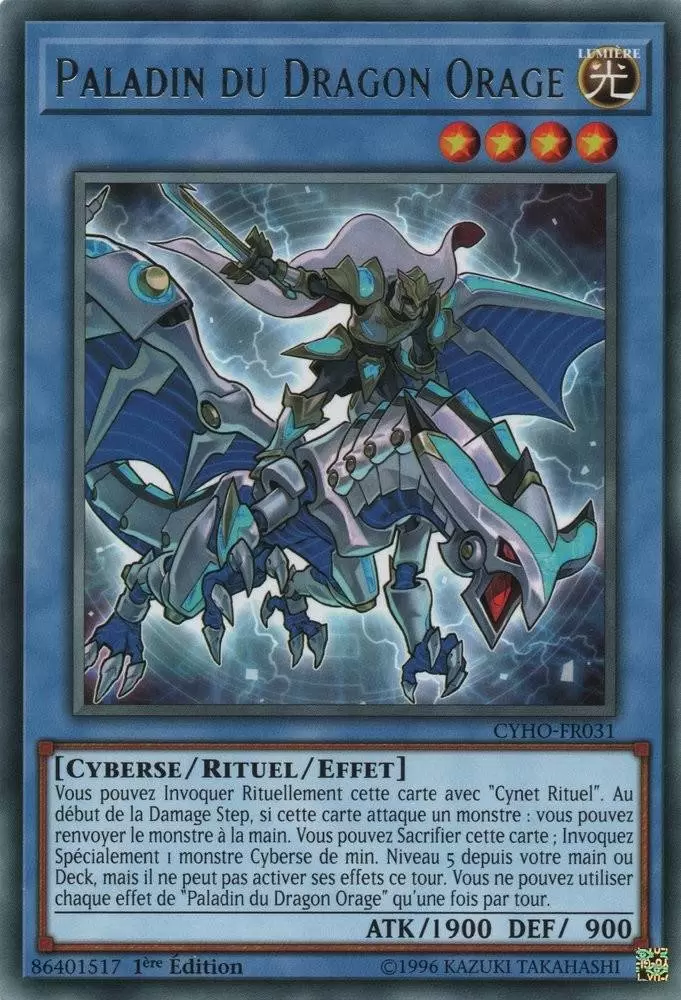 Horizon Cybernétique CYHO - Paladin du Dragon Orage