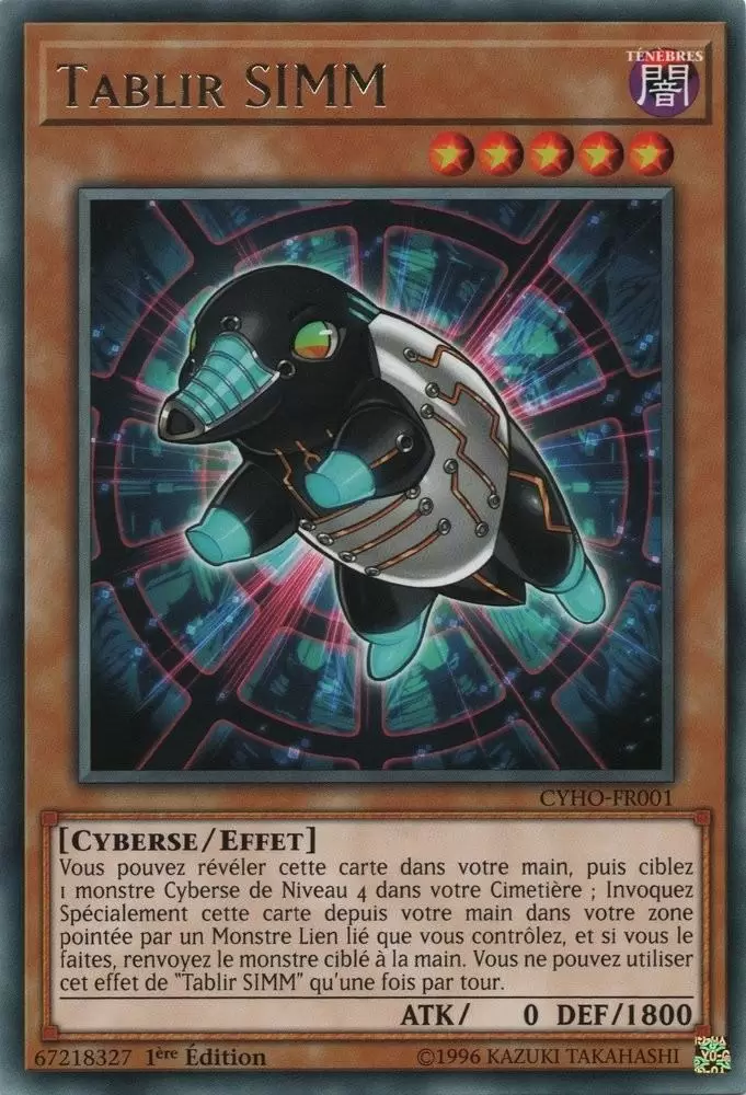 Horizon Cybernétique CYHO - Tablir SIMM